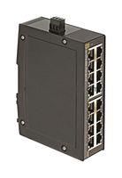 ENET SWITCH, UNMANAGED, 16PORT, DIN RAIL