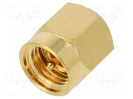 Connector: SMA; jumper; male; straight; 50Ω; gold-plated AMPHENOL RF