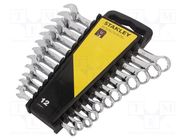 Wrenches set; combination spanner; 12pcs. STANLEY