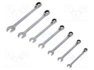 Wrenches set; combination spanner,with ratchet; FATMAX®; 7pcs. 