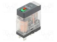 Relay: electromagnetic; SPDT; Ucoil: 24VAC; 10A; 10A/250VAC; RXG SCHNEIDER ELECTRIC