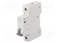 Circuit breaker; 230/400VAC; Inom: 16A; Poles: 1; Charact: B; 10kA SIEMENS