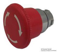 EMERGENCY STOP, TWIST, 40MM, RED