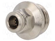 Push-in fitting; straight; -0.99÷20bar; nickel plated brass AIGNEP