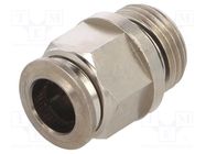 Push-in fitting; straight; -0.99÷20bar; nickel plated brass AIGNEP