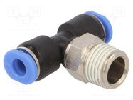 Push-in fitting; T-tap splitter; -0.95÷10bar; Thread: R 1/8" PNEUMAT