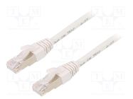 Patch cord; ETHERLINE® Cat.6a,S/FTP; 6a; stranded; Cu; LSZH; white LAPP