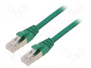 Patch cord; ETHERLINE® Cat.6a,S/FTP; 6a; stranded; Cu; LSZH; green LAPP