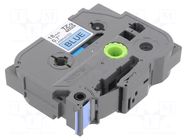 Tape; 18mm; 8m; blue; Character colour: black; laminated,glued BROTHER