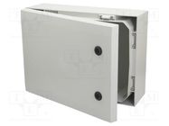 Enclosure: wall mounting; X: 300mm; Y: 400mm; Z: 150mm; ARCA; grey FIBOX