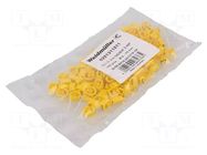 Markers; Marking: 3; 4÷10mm; PVC; yellow; -30÷80°C; leaded; CLI C WEIDMÜLLER