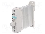 Relay: solid state; Ucntrl: 24VDC; 20A; 48÷460VAC; 3RF23; 1-phase SIEMENS