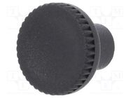 Knob; Ø: 16mm; Int.thread: M3; H: 13mm; technopolymer PA; ERGOSTYLE® ELESA+GANTER