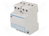 Contactor: 4-pole installation; 40A; 230VAC; NO x4; -10÷50°C HAGER