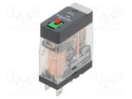 Relay: electromagnetic; SPDT; Ucoil: 48VAC; 10A; 10A/250VAC; RXG SCHNEIDER ELECTRIC