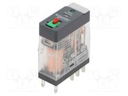 Relay: electromagnetic; DPDT; Ucoil: 220VAC; 5A; 5A/250VAC; RXG SCHNEIDER ELECTRIC