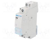 Contactor: 1-pole installation; 25A; 230VAC; NO; -10÷50°C HAGER