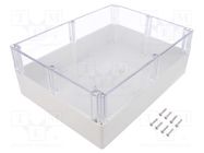 Enclosure: multipurpose; X: 230mm; Y: 300mm; Z: 111mm; polycarbonate GAINTA