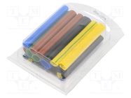 Set of heat shrink sleeves; 2: 1; 50mm; polyolefine; 22pcs. RADPOL