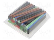 Set of heat shrink sleeves; 2: 1; 90mm; polyolefine; 36pcs. RADPOL