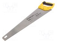 Hacksaw; manual; wood; 11teeth/inch; SHARPCUT™; 500mm STANLEY