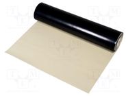 Bench mat; ESD; L: 10m; W: 1m; Thk: 2mm; beige; Rsurf: 5÷500MΩ; 440°C ELME