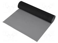 Mat: bench; ESD; grey; L: 10m; Width: 1m; Thick: 2mm; 440°C ELME