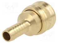 Quick connection coupling; 0÷35bar; brass; L: 58mm; 1000l/min PNEUMAT