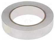 Tape: shielding; W: 25mm; L: 33m; Thk: 0.088mm; acrylic conductive IPT