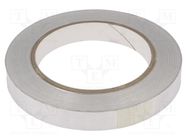 Tape: shielding; W: 15mm; L: 33m; Thk: 0.078mm; acrylic conductive 