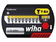 Kit: screwdriver bits; Pozidriv®; 25mm; Size: PZ1,PZ2,PZ3; 13pcs. WIHA