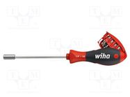 Kit: screwdriver; 8pcs; Phillips,slot; Mounting: 1/4" (D6,3mm) WIHA