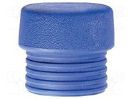 Hammer tip; 50mm; round; elastomer WIHA