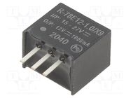 Converter: DC/DC; 12W; Uin: 15÷27V; Uout: 12VDC; Iout: 1A; SIP3; PCB RECOM