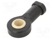 Ball joint; Øhole: 18mm; M18; 1.5; right hand thread,inside IGUS