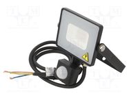 Lamp: LED flood light; 220/240VAC; 10W; neutral white; 100°; 4000K V-TAC