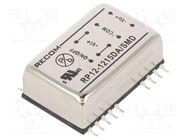 Converter: DC/DC; 12W; Uin: 9÷18V; Uout: 15VDC; Uout2: -15VDC; SMT RECOM