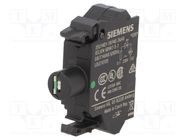 Illuminating unit; 22mm; 3SU1.5; -25÷70°C; Illumin: LED; front SIEMENS