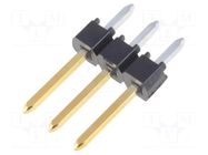 Connector: pin strips; pin header; male; PIN: 3; C-Grid III; 3A; THT MOLEX