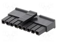 Connector: wire-board; plug; female; PIN: 9; Micro-Fit 3.0; 3mm; 1x9 MOLEX