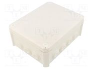 Enclosure: junction box; X: 150mm; Y: 190mm; Z: 77mm; IP66; white OBO BETTERMANN