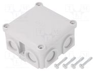 Enclosure: junction box; X: 81.9mm; Y: 81.9mm; Z: 46mm; IP54 OBO BETTERMANN