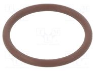 O-ring gasket; FPM; Thk: 2.5mm; Øint: 24mm; brown; -20÷200°C 