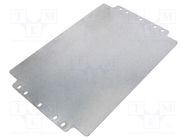 Mounting plate; steel 