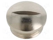 Stopper; M12; 1.5; IP54; brass; Plating: nickel; SKINDICHT® LAPP