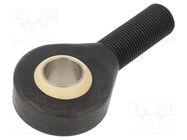 Ball joint; Øhole: 18mm; M18; 1.5; right hand thread,outside IGUS