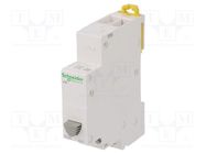 Module: pushbutton switch; 250VAC; 20A; for DIN rail mounting SCHNEIDER ELECTRIC