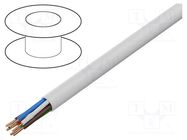 Wire; BiTprotect (St); 6x0.5mm2; round; wire; Cu; PVC; white; 0.5mm BITNER