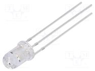 LED; 5mm; red/yellow; 30°; Front: convex; 5V; No.of term: 3; -30÷85°C OPTOSUPPLY