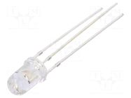 LED; red/green; 5mm; 30°; Front: convex; 5VDC; No.of term: 3; round OPTOSUPPLY